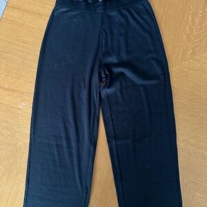 SKIMS Ribbed Black Lounge Pants